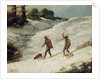 Hunters in the Snow or The Poachers by Gustave Courbet