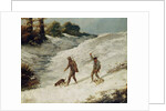 Hunters in the Snow or The Poachers by Gustave Courbet