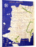 Map of Spain and Portugal by Ptolemy
