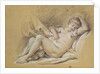 Nude Woman on a Bed by Francois Boucher