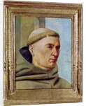 Head of a Monk by Jean Fouquet