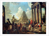 Alexander III the Great before the Tomb of Achilles by Giovanni Paolo Pannini or Panini