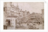The Rialto Bridge, Venice by Francesco Guardi