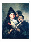 Manolito Guasquez and the Fool of Coria by Francisco Jose de Goya y Lucientes