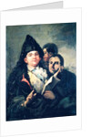 Manolito Guasquez and the Fool of Coria by Francisco Jose de Goya y Lucientes