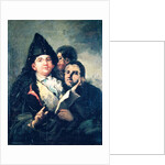 Manolito Guasquez and the Fool of Coria by Francisco Jose de Goya y Lucientes