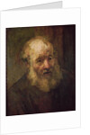 Head of an Old Man, c.1650 by Rembrandt Harmensz. van Rijn