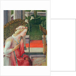 The Annunciation, detail of the Angel Gabriel by Fra Filippo Lippi