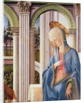 The Annunciation, detail of the Virgin Mary by Fra Filippo Lippi