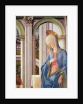 The Annunciation, detail of the Virgin Mary by Fra Filippo Lippi