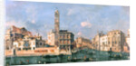 Grand Canal: San Geremia and the Entrance to the Canneregio by Francesco Guardi