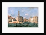 Grand Canal: San Geremia and the Entrance to the Canneregio by Francesco Guardi