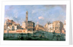 Grand Canal: San Geremia and the Entrance to the Canneregio by Francesco Guardi