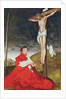 Albert, Cardinal Elector of Mainz at the foot of the Cross by Lucas the Elder Cranach