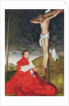 Albert, Cardinal Elector of Mainz at the foot of the Cross by Lucas the Elder Cranach