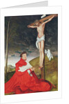 Albert, Cardinal Elector of Mainz at the foot of the Cross by Lucas the Elder Cranach