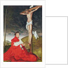 Albert, Cardinal Elector of Mainz at the foot of the Cross by Lucas the Elder Cranach