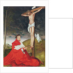Albert, Cardinal Elector of Mainz at the foot of the Cross by Lucas the Elder Cranach