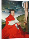 Albert, Cardinal Elector of Mainz at the foot of the Cross by Lucas the Elder Cranach