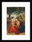 The Virgin Mary with Saint Anne holding the infant Jesus by Lucas the Elder Cranach