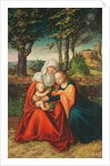 The Virgin Mary with Saint Anne holding the infant Jesus by Lucas the Elder Cranach
