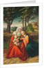 The Virgin Mary with Saint Anne holding the infant Jesus by Lucas the Elder Cranach
