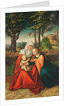 The Virgin Mary with Saint Anne holding the infant Jesus by Lucas the Elder Cranach