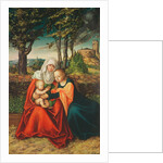 The Virgin Mary with Saint Anne holding the infant Jesus by Lucas the Elder Cranach