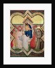 The Trial by Fire, St. Francis offers to walk through fire, to convert the Sultan of Egypt in 1219 by Taddeo Gaddi