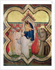 The Trial by Fire, St. Francis offers to walk through fire, to convert the Sultan of Egypt in 1219 by Taddeo Gaddi