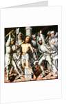 The Flagellation of Christ, detail from an altarpiece, 1496 by Hans Holbein the Elder