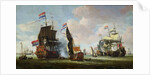 The Arrival of Michiel Adriaanszoon de Ruyter in Amsterdam by Abraham Storck