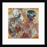 A priest leading a bull to sacrifice by Mesopotamian