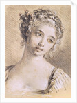 Head of a Young Girl by Francois Boucher