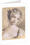 Head of a Young Girl by Francois Boucher