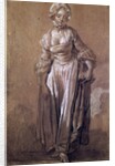 Standing Young Girl by Jean Baptiste Greuze