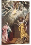 The Annunciation by El (1541-1614) Greco