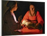 The Newborn Child, late 1640s by Georges de la Tour