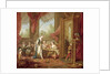 The Sultana Ordering Tapestries from the Odalisques by Charles-Amedee-Philippe van Loo