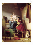 Raphael Adjusting his Model's Pose for his Painting of the Virgin and Child by Alexandre Evariste Fragonard