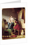 Raphael Adjusting his Model's Pose for his Painting of the Virgin and Child by Alexandre Evariste Fragonard