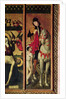 St. Martin, left hand panel from a triptych depicting Pieta between St. Martin and St. Catherine, 1475 by Ludovico Brea
