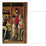 St. Martin, left hand panel from a triptych depicting Pieta between St. Martin and St. Catherine, 1475 by Ludovico Brea