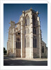 View of the chevet of the church, built 1260-1320 by School French