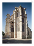 View of the chevet of the church, built 1260-1320 by School French