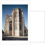 View of the chevet of the church, built 1260-1320 by School French