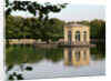 View of the Etang des Carpes with the octagonal pavilion by Anonymous