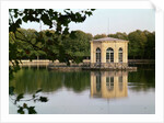 View of the Etang des Carpes with the octagonal pavilion by Anonymous