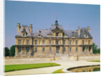 View of the East facade of Chateau de Maisons-Laffitte, built 1642-51 by Francois Mansart