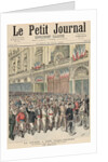 The Start of the Road Race from Paris to Belfort by Henri Meyer